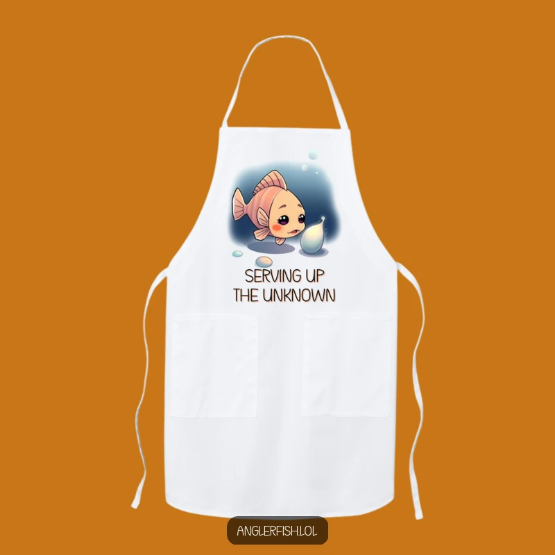 Funny Anglerfish Apron: Kitchen Deep Sea Explorer Wear, Perfect Gift