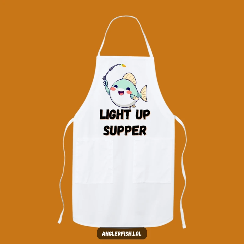 Funny Anglerfish Apron - Kitchen Lure Waving, Ideal Funny Gift