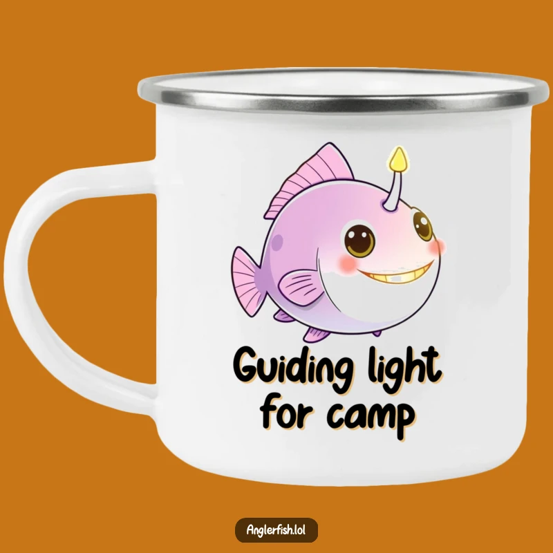 Funny Anglerfish Camping Mug: Glow Brightly on Adventures, Lure Your Friends