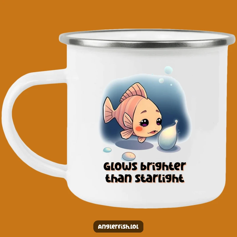 Funny Anglerfish Camping Mug: Outdoor Deep Sea Explorer Cup, Great Gift