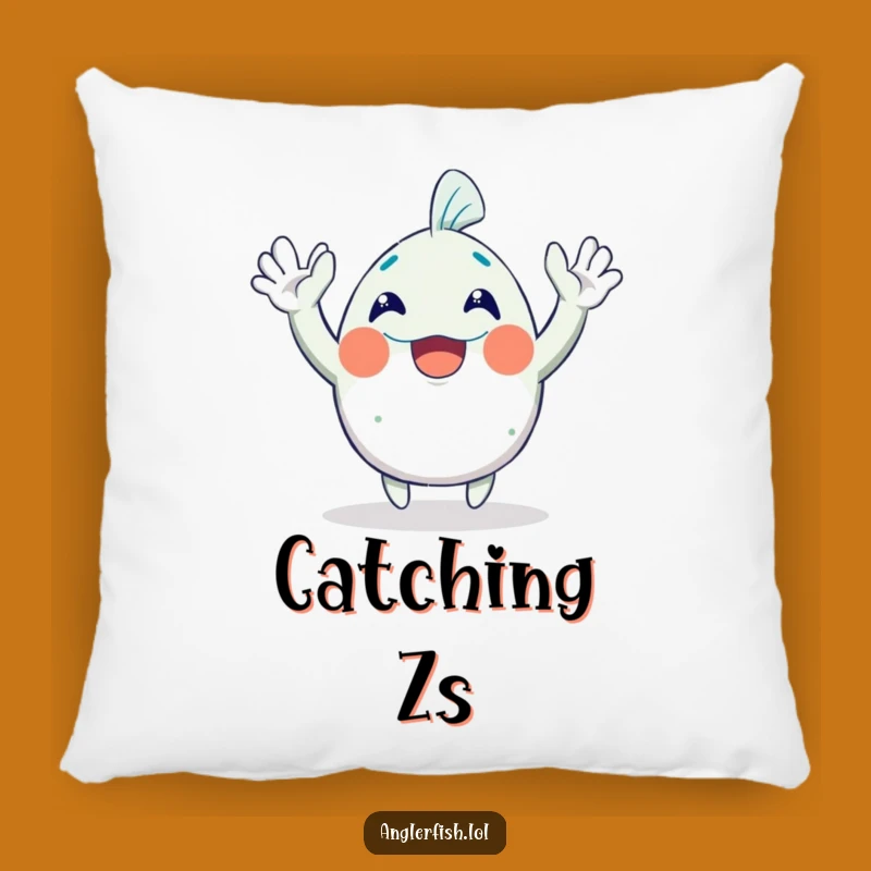 Funny Anglerfish Waving Pillow: Soft and Hilarious Home Decor for a Cozy Gift!