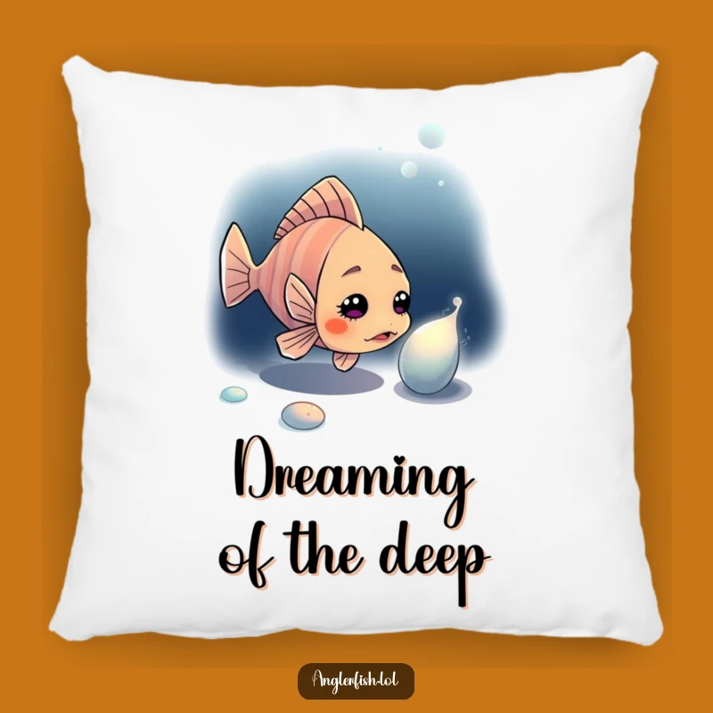 Funny Anglerfish Pillow: Cozy Deep Sea Mystery Cushion, Great Gift