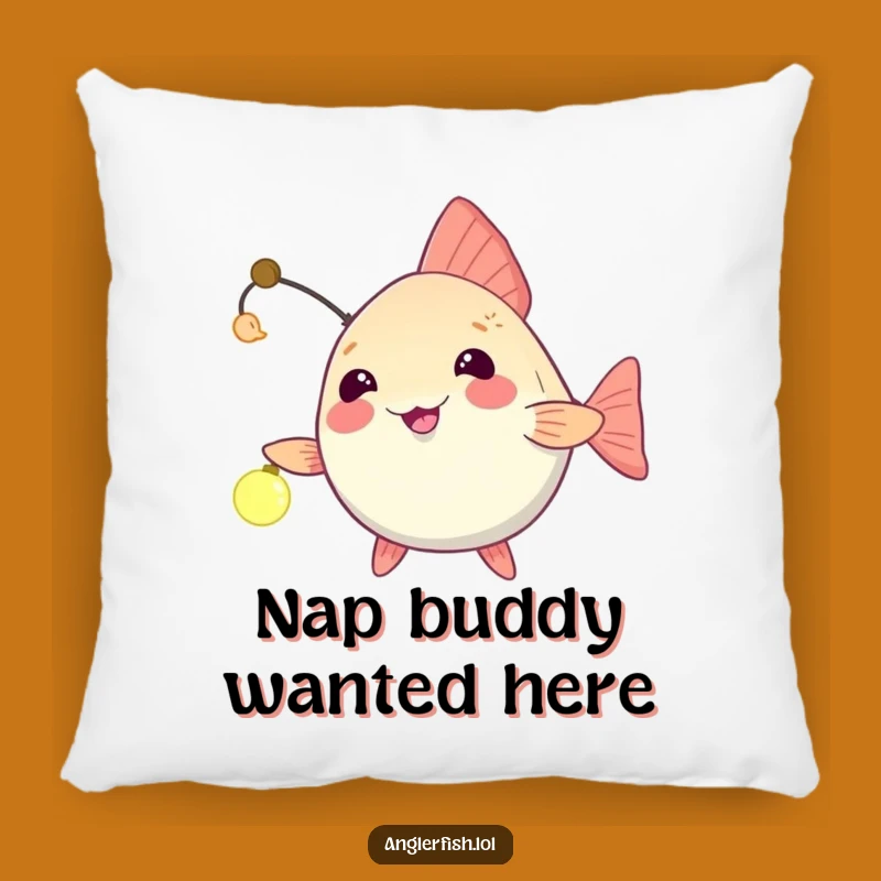 Funny Anglerfish Pillow: Cozy Playful Invite, Perfect Humorous Gift