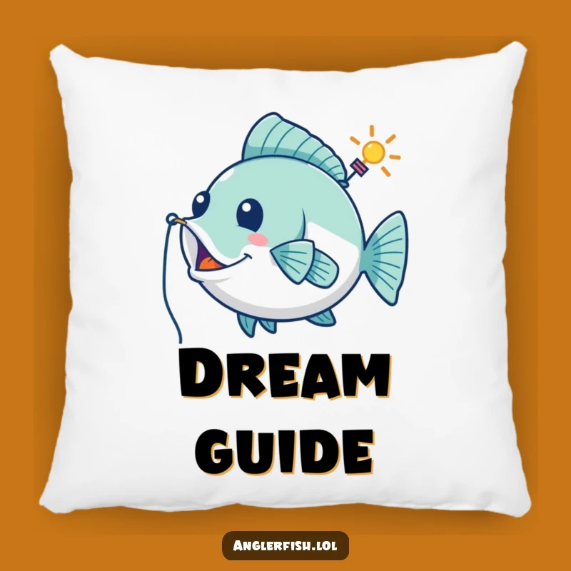 Funny Playful Anglerfish Pillow: Cozy Comfort with Whimsical Charm