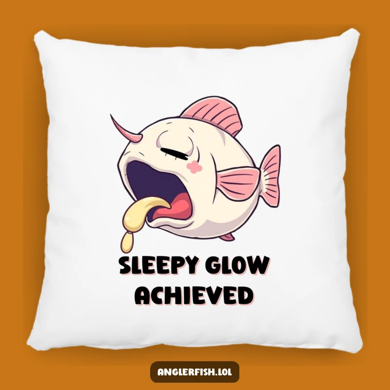 Funny Sleepy Anglerfish Pillow: Cozy Comfort for Peaceful Slumber