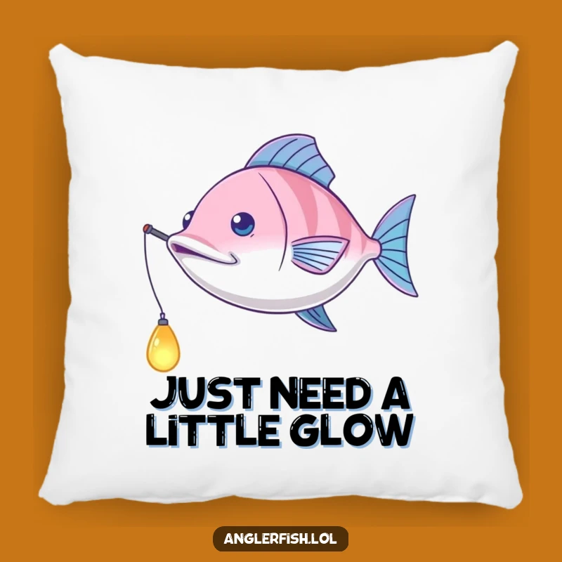 Funny Anglerfish Swing Pillow: Adorable Deep Sea Fisherman Comfort Gift
