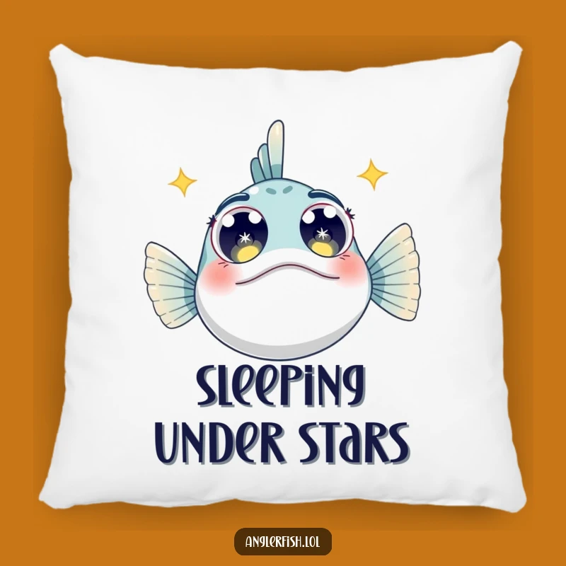 Funny Starry Anglerfish Pillow: Cozy Dreamy Deep Sea Gift