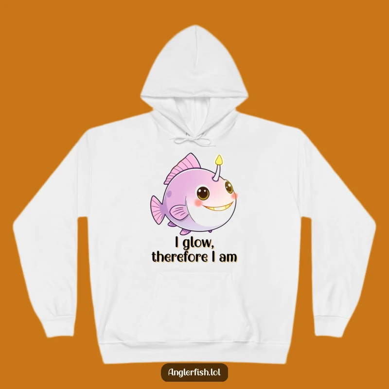 Cozy Funny Anglerfish Hoodie: Warm and Bright Lure Design, Ultimate Funny Gift
