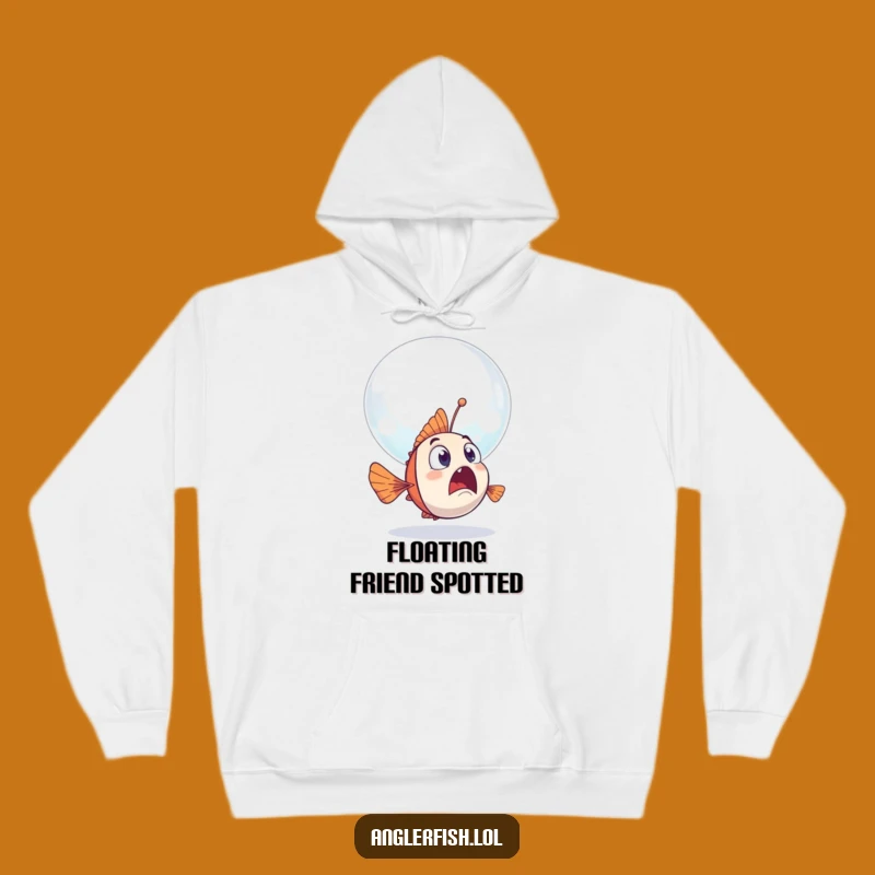 Funny Anglerfish Hoodie: Cozy Bubble Surprise Apparel, Great Gift