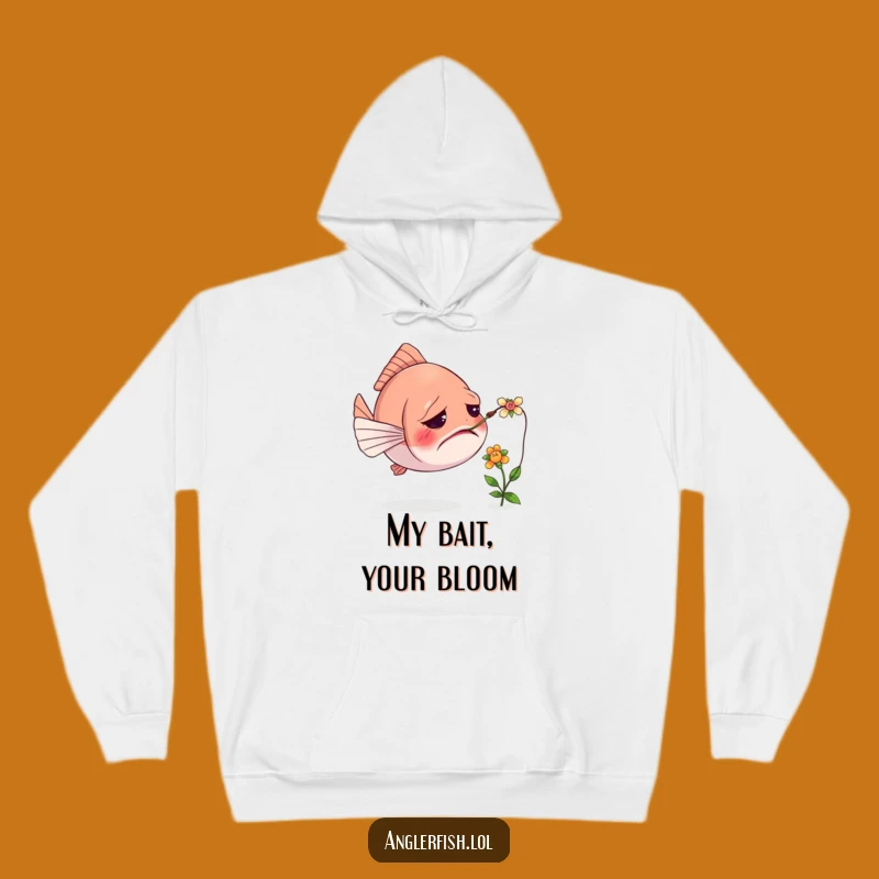 Funny Confused Anglerfish Hoodie: Cozy Comfort for Life's Little Mix-ups
