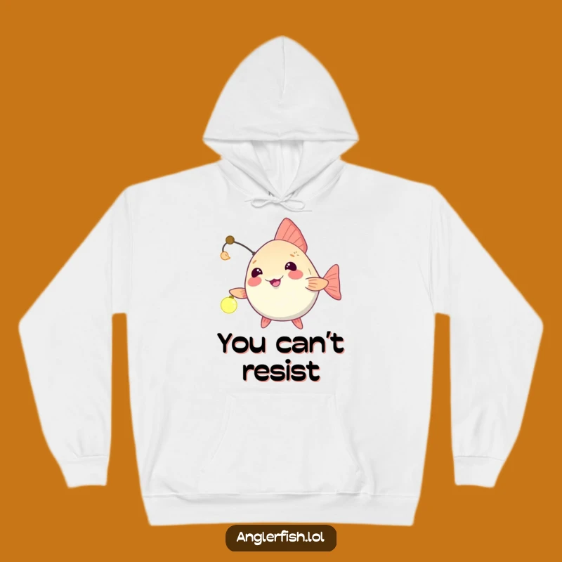 Cozy Funny Anglerfish Hoodie: Playful Invite, Warm and Humorous Gift