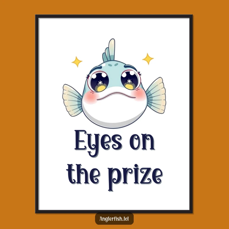Anglerfish Wall Art Free Printable: Starry Eyed Wonder Downloadable Art