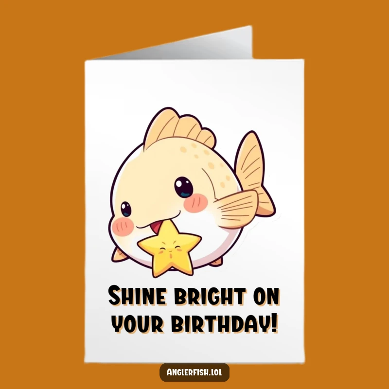 Proud Kawaii Anglerfish Birthday Card: Free Printable & Adorable Gift for Loved Ones