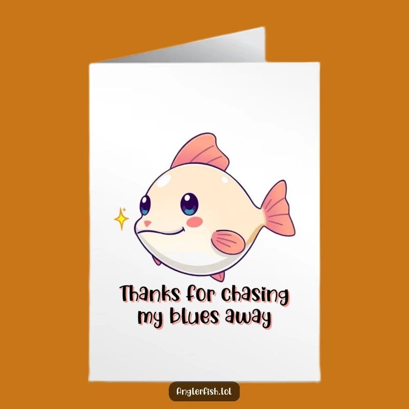 Free Printable Thank You Card: Anglerfish Spark Chase Downloadable Appreciation