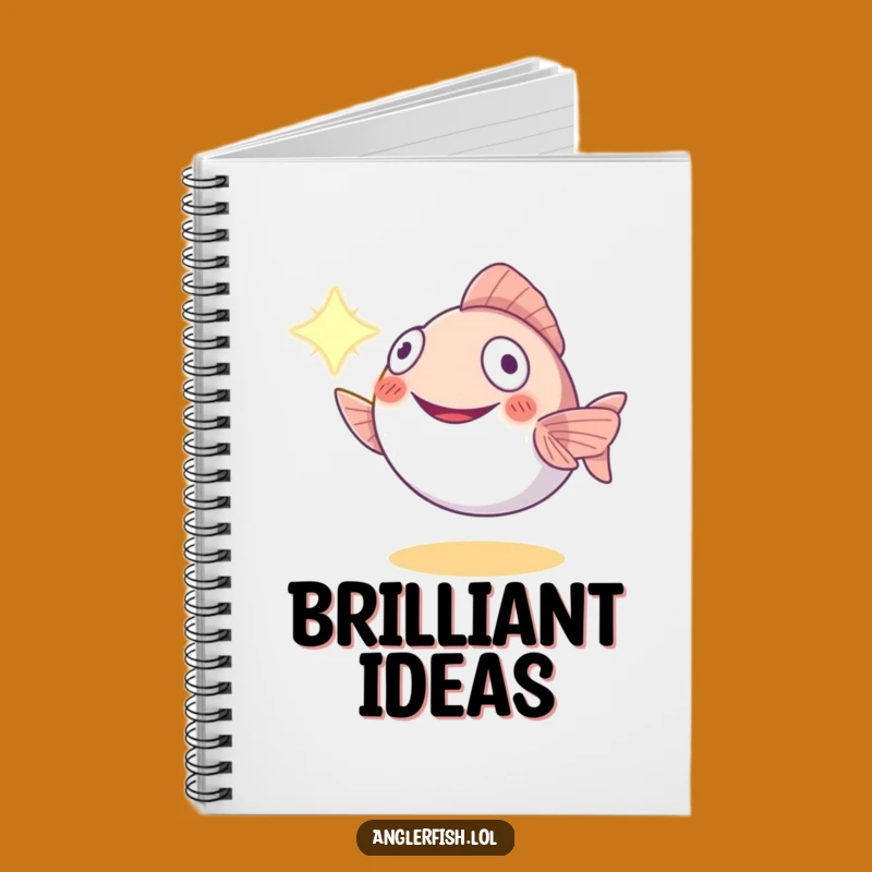 Funny Anglerfish Light Guide Notebook: Journaling Deep Sea Creature - Inspirational Funny Gift