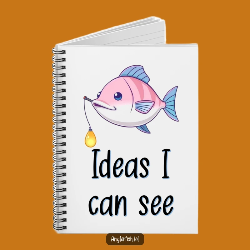 Funny Anglerfish Lure Notebook: Playful Deep Sea Journal Gift