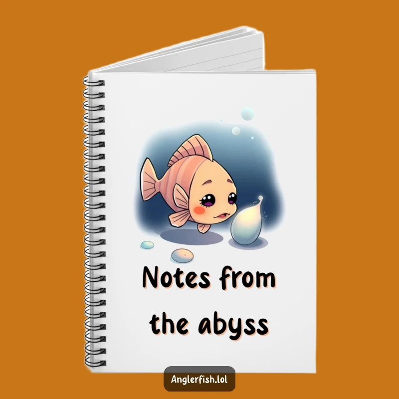 Funny Anglerfish Notebook: Jot Down Deep Sea Ideas, Great Gift