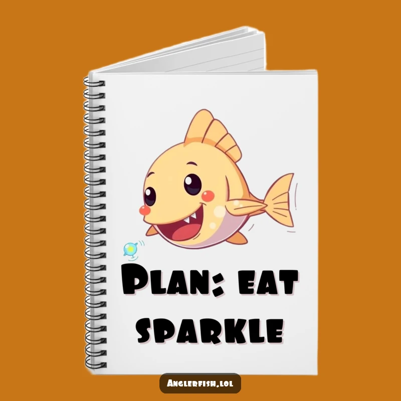 Funny Anglerfish Plankton Notebook: Chase Your Ideas with This Journal