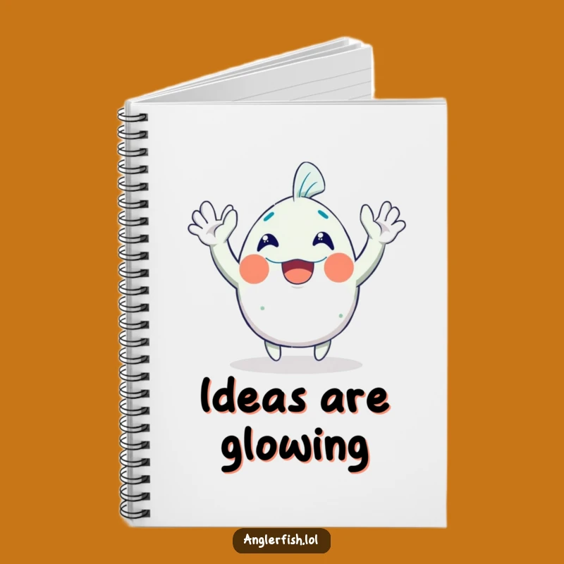 Funny Anglerfish Waving Notebook: Hilarious Journal for Silly Ideas and Funny Gift!