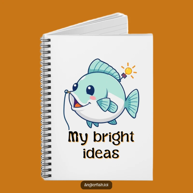 Funny Playful Anglerfish Notebook: Whimsical Journal for Guided Ideas