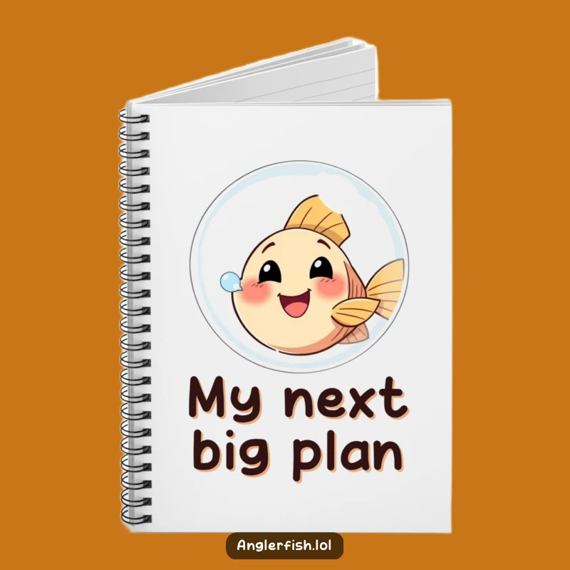 Funny Anglerfish Bubble Notebook: Happy Journal for Creative Ideas