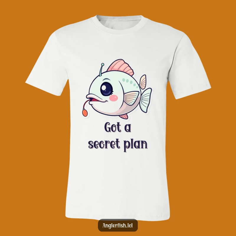 Funny Anglerfish T-Shirt: Wink and Flicker, Exciting Humorous Style
