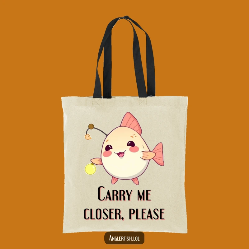 Funny Anglerfish Tote Bag: Carry Playful Vibes, Lure Your Friends